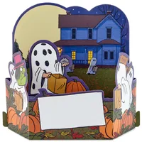 Paper Wonder Peanuts Halloween Pop Up Card with Light and Sound (Great Pumpkin)