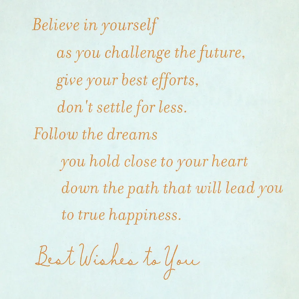 Graduation Card (Path to True Happiness)