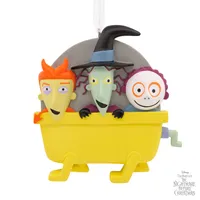 Disney Tim Burton's The Nightmare Before Christmas Lock, Shock and Barrel Christmas Ornament