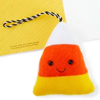 Signature Halloween Card for Kids (Removable Plush Candy Corn)