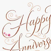 Signature Anniversary Card for Couple (Happy Anniversary)