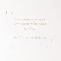 Hallmark Signature Wood Anniversary Card (Where We've Been, Where We're Going)