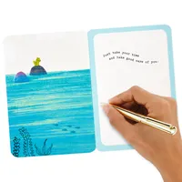 Get Well Card (Turtle Floating)