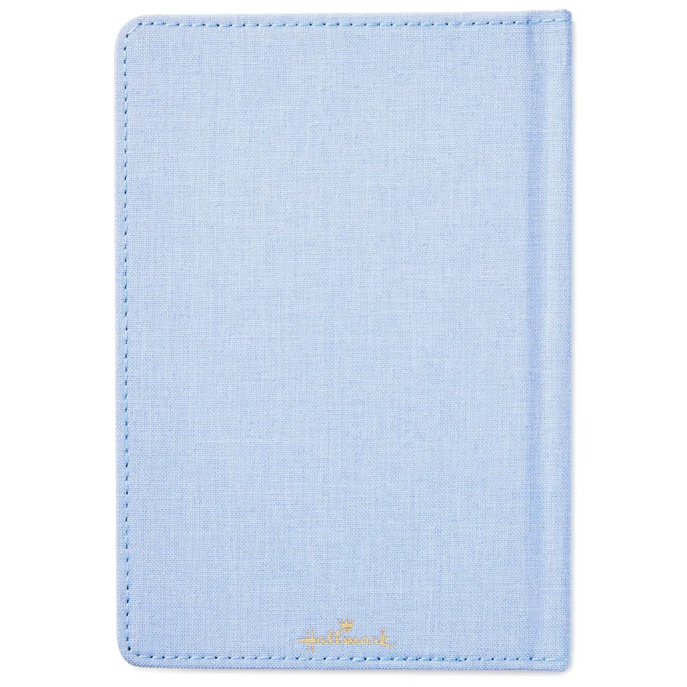 Hardcover Address Book (Blue Chambray)