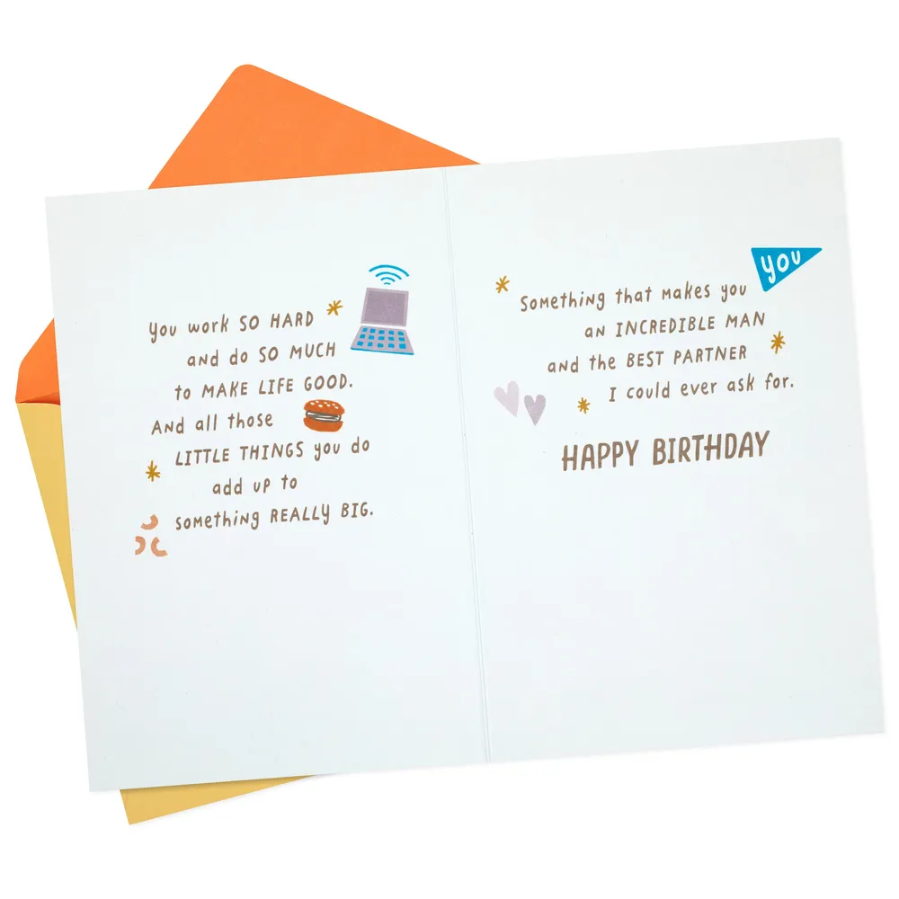 Birthday Card for Husband (Little Things)