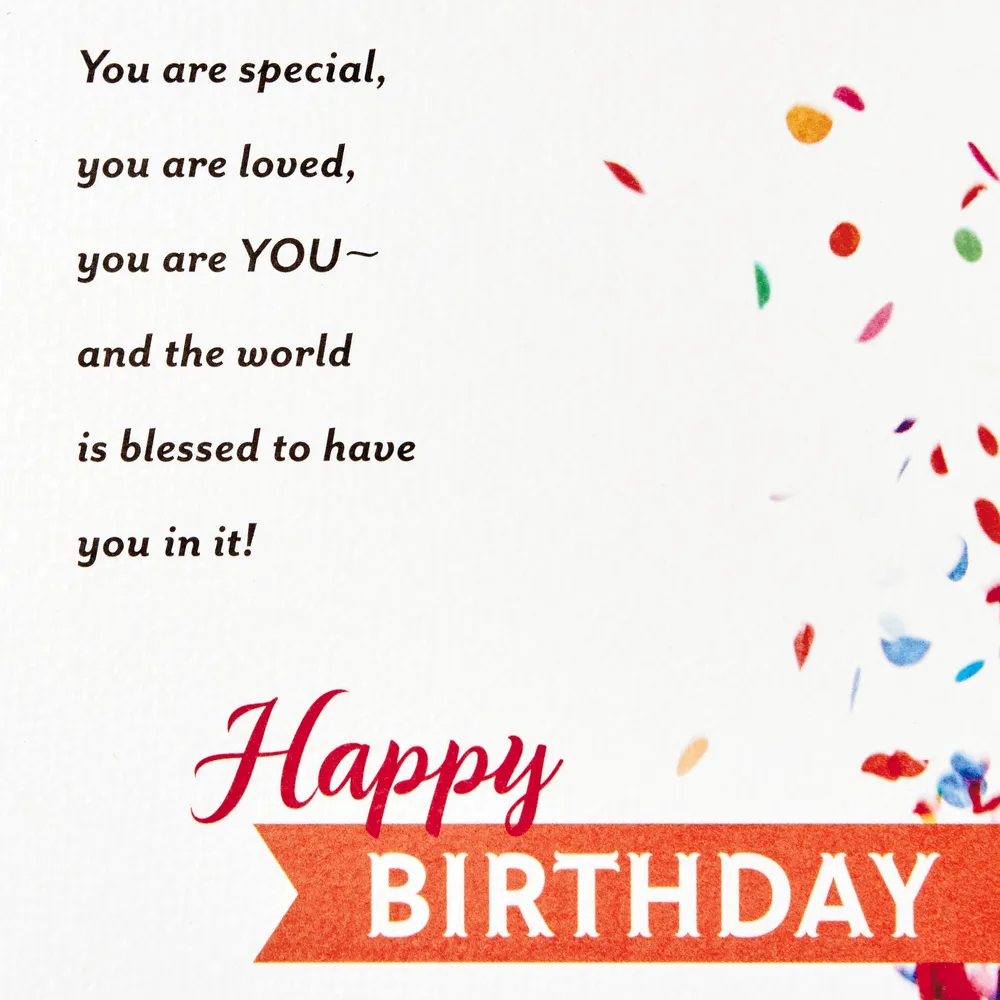 DaySpring Religious Birthday Card (Celebrating You)