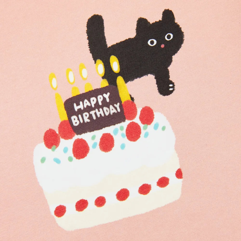 Pop Up Birthday Card (Cat and Friend with Birthday Cake)