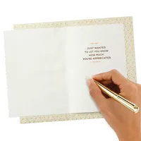 Thank You Card (You're Appreciated)