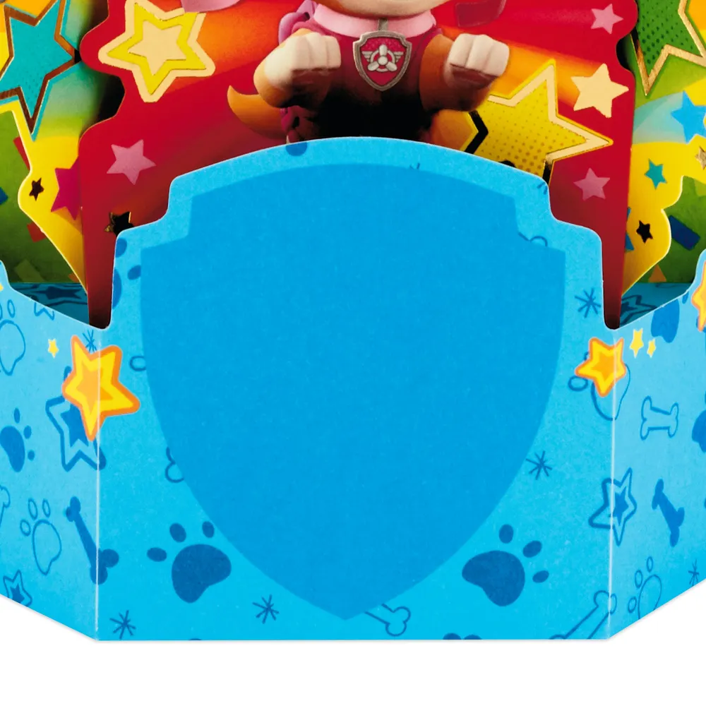 Paper Wonder Pop Up Birthday Card for Kids (Paw Patrol)