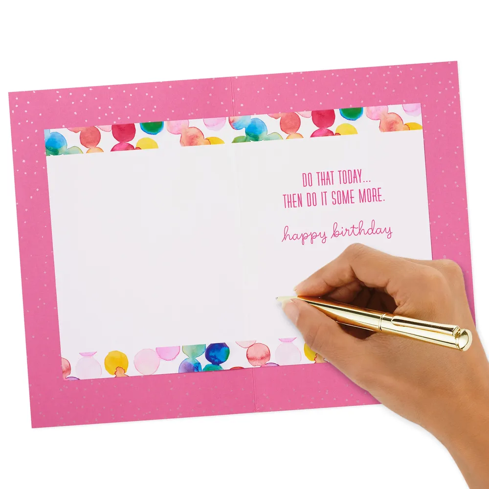 Birthday Greeting Card (Dancing Laughing Smiling)