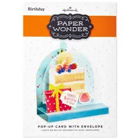 Paper Wonder Displayable Pop Up Birthday Card (Birthday Cake)