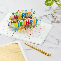 Happy Birthday Cake 3D Pop Up Birthday Card