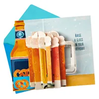 Paper Wonder Displayable Pop Up Birthday Card (Beer)