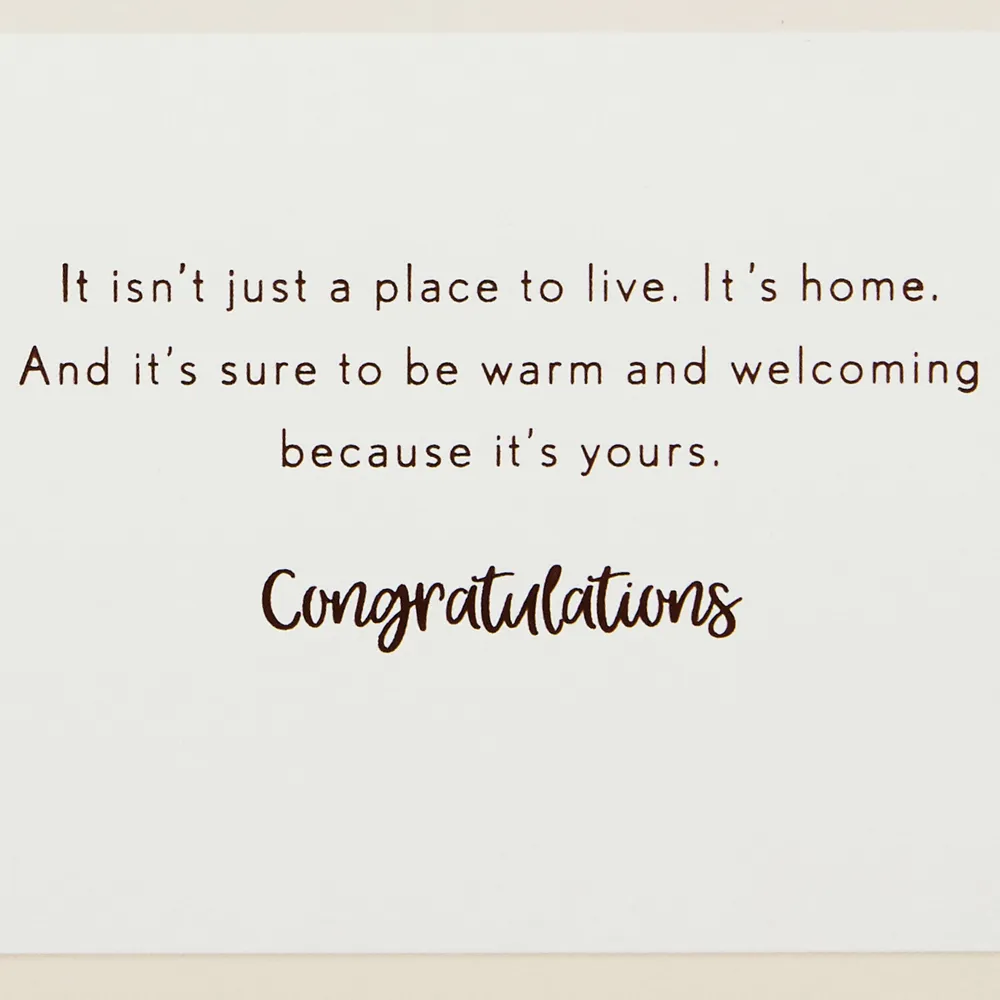 Housewarming Card (Welcome Home Doormat)