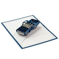 Amazing Ride Vintage Car 3D Pop Up Birthday Card