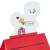 Pop Up Peanuts Birthday Card (Snoopy Dog House)