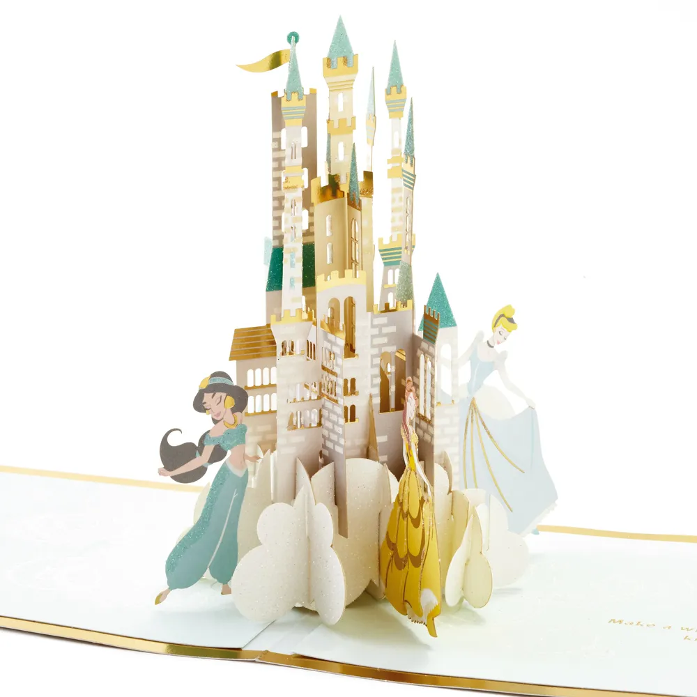 Signature Paper Wonder Pop Up Birthday Card (Disney Princesses)