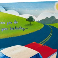 Paper Wonder Displayable Pop Up Birthday Card (Classic Car)