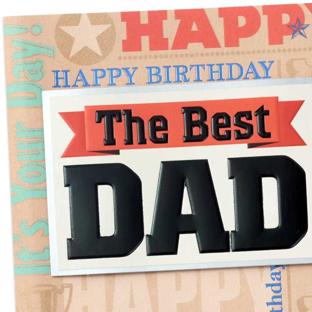 Birthday Card to Father (Best Kind of Dad)