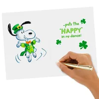 Snoopy Happy Dance Sound Card