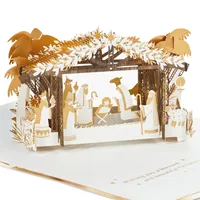 Signature Paper Wonder Religious Pop Up Christmas Card (Nativity)