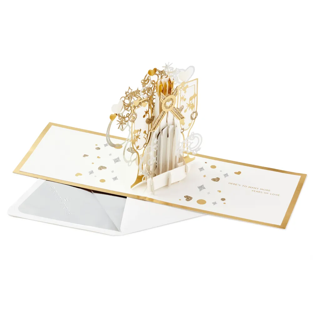 Signature Paper Wonder Pop Up Anniversary Card (Pop the Champagne)