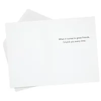 Friendship Card, Thank You Card, Thinking of You Card (Pick You)