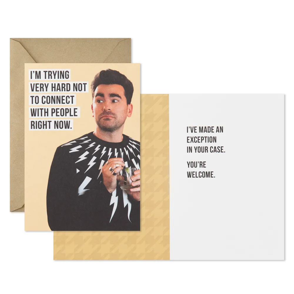Hallmark Shoebox Pack of 2 Schitt's Creek Funny Birthday Cards, Congratulations Cards (Love That for You)