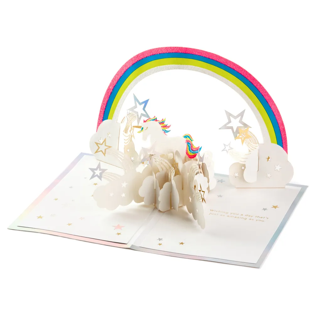 Amazing Day Unicorn 3D Pop Up Birthday Card