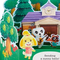 Hallmark Paper Wonder Animal Crossing Pop Up Card (Birthday, Encouragement, Friendship Card)