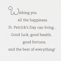 Pack of St. Patricks Day Cards, Best of Everything (6 Cards with Envelopes)