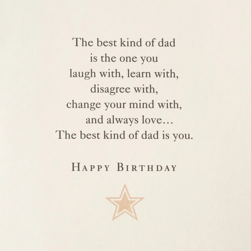 Birthday Card to Father (Best Kind of Dad)
