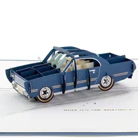 Amazing Ride Vintage Car 3D Pop Up Birthday Card