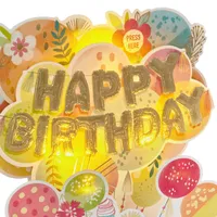 Paper Wonder Musical Pop Up Birthday Card (Mylar Balloon Explosion, Plays Happy Birthday)