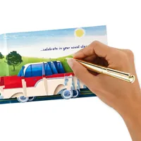 Paper Wonder Displayable Pop Up Birthday Card (Classic Car)