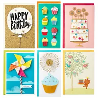 All Occasion Handmade Boxed Set of Assorted Greeting Cards with Card Organizer (Pack of 24)—Birthday, Baby, Wedding, Sympathy, Thinking of You, Thank You, Blank