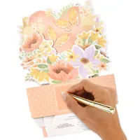 Paper Wonder Anniversary Pop Up Card for Wife or Girlfriend (Displayable Bouquet with Music)