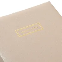 Refillable Address Book (Cream)