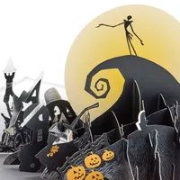 Hallmark Signature Paper Wonder Nightmare Before Christmas Pop Up Birthday Card, Christmas Card (Happy Nightmares)