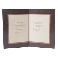 Gold-Kissed Shades of Brown Birthday Card for Husband