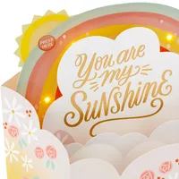Hallmark Paper Wonder Birthday Musical Pop Up Card for Mom with Light (Plays You Are My Sunshine)