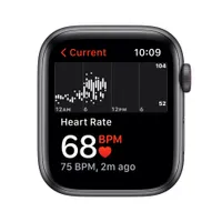 Apple Watch SE GPS + Cellular, Space Grey Aluminium Case with Midnight Sport Band - Regular