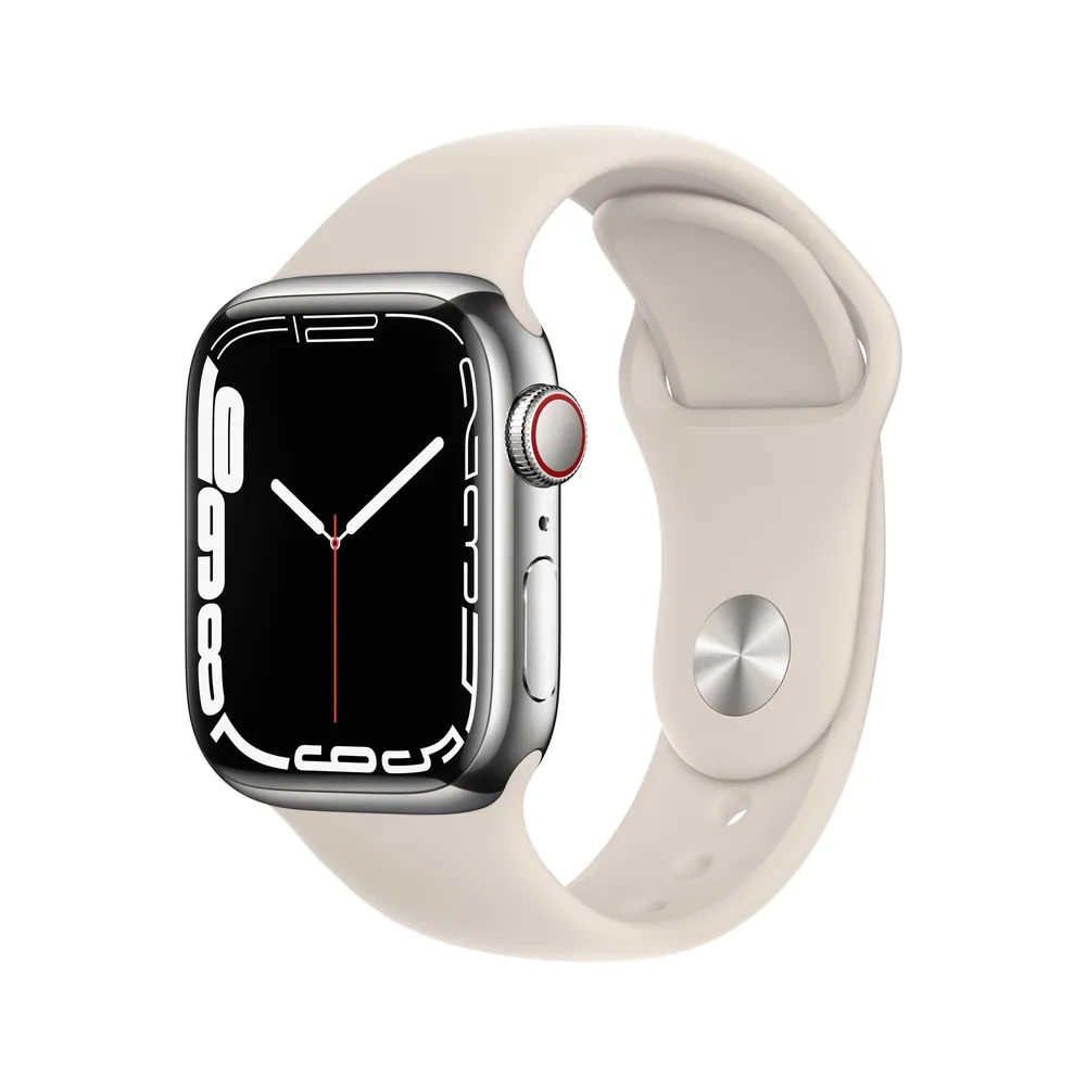 Apple Watch Series 7 Silver Stainless Steel Case