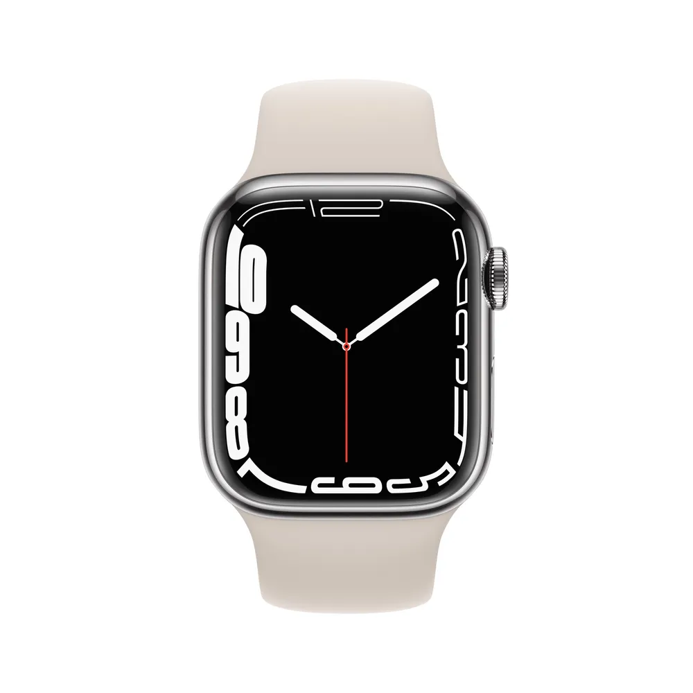 Apple Watch Series 7 Silver Stainless Steel Case