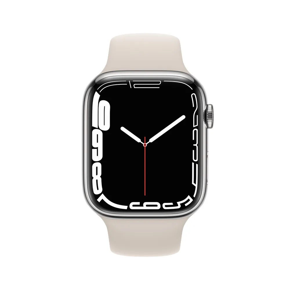 Apple Watch Series 7 Silver Stainless Steel Case