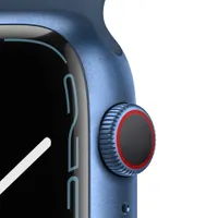 Apple Watch Series 7 Blue Aluminium Case with Abyss Sport Band