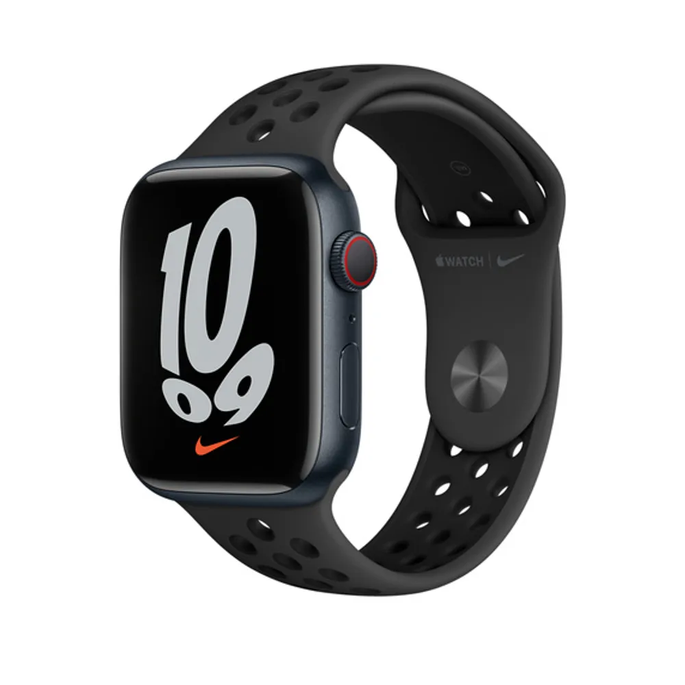 Apple 45mm Anthracite/Black Nike Sport Band - Regular