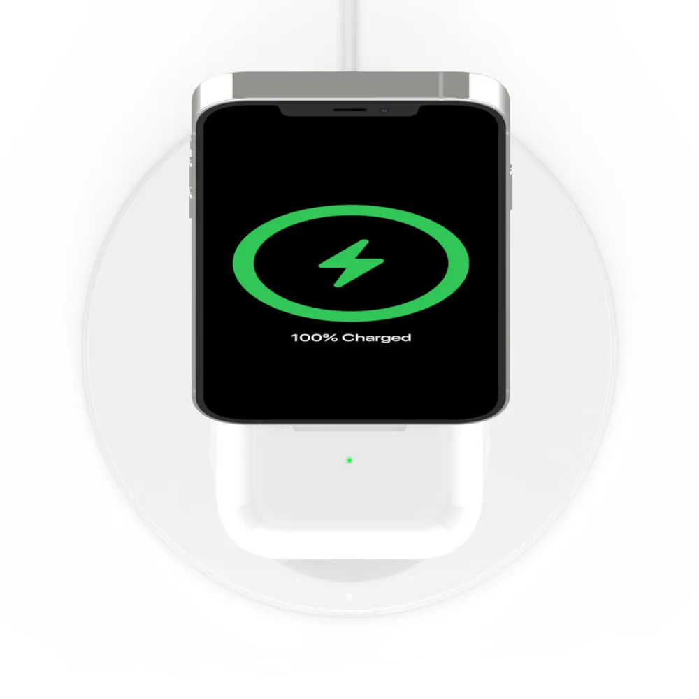 Belkin BOOSTCHARGE Pro 2-in-1 Wireless Charger Stand with MagSafe 15W