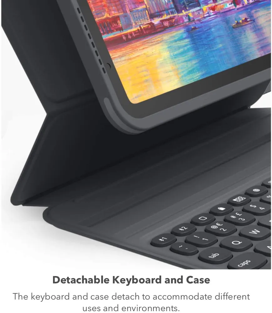 ZAGG Pro Keys Case - Keyboard for Apple iPad Air (4th & 5th gen) - Black