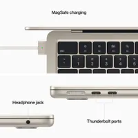 Apple MacBook Air: M2 chip with 8‑core CPU, 10‑core GPU, 16‑core Neural Engine